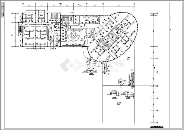 某地十五层建筑空调暖通设计CAD施工图-图二