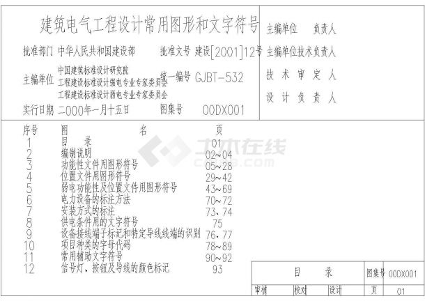 电气符号总集全套cad平面图纸方案-图一