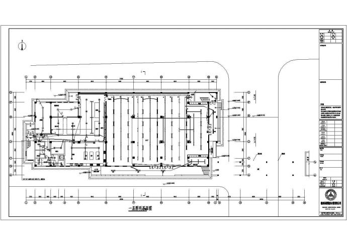 某小学三层学生食堂电气设计施工图_图1