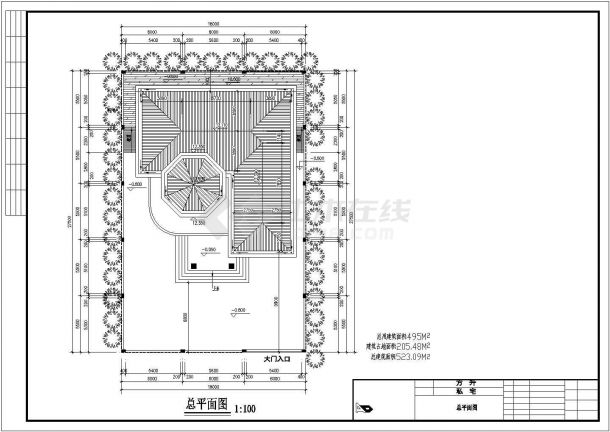 东莞某三层别墅建筑结构设计施工图-图二