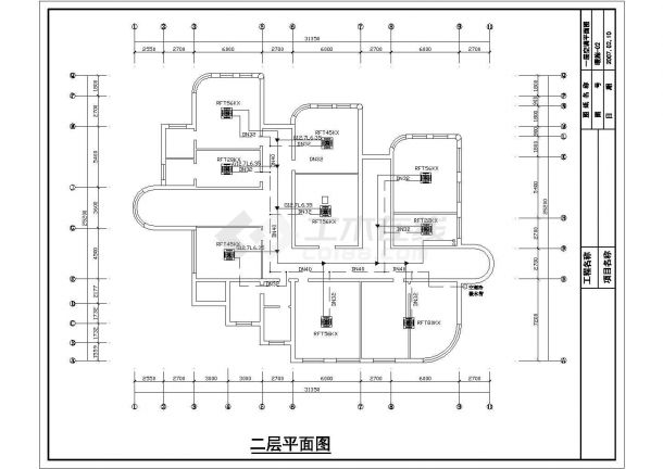 某地托儿所中央空调暖通设计CAD施工图-图二