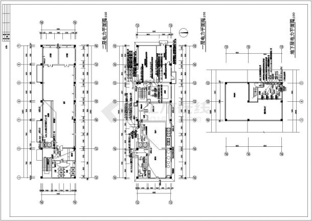 某地区大型设备用房电气施工设计图纸（含设计说明）-图二