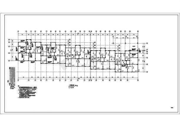 某地13层剪力墙结构住宅楼结构设计施工图-图二