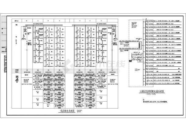 高层公寓全套电气设计施工CAD图-图一