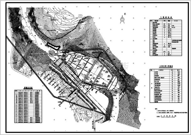 某土石坝技施阶段复合土工膜大坝结构钢筋图-图一