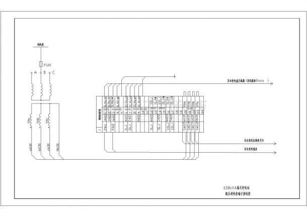 某变电站全套电气设计CAD施工图纸-图二
