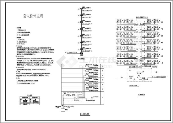 学生宿舍电气cad施工平面图纸全套-图二