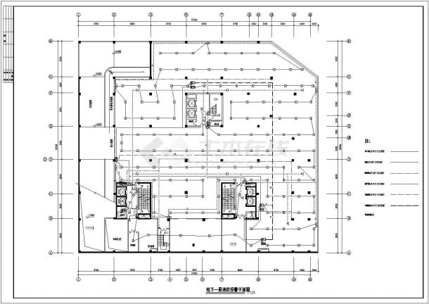 农民公寓全套电气设计施工CAD图-图二