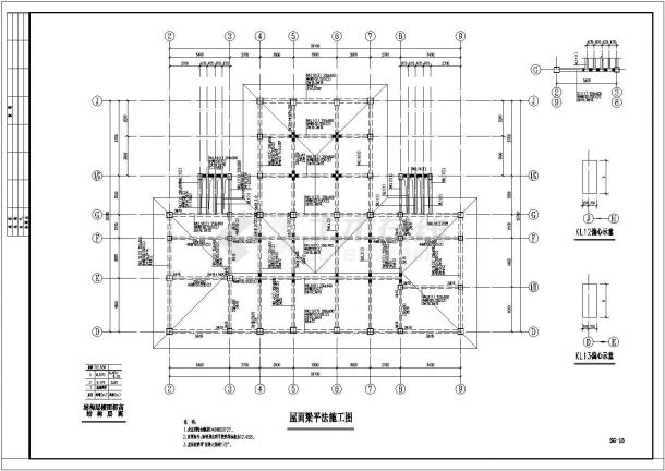 某地区完整的会所设计施工CAD图-图二