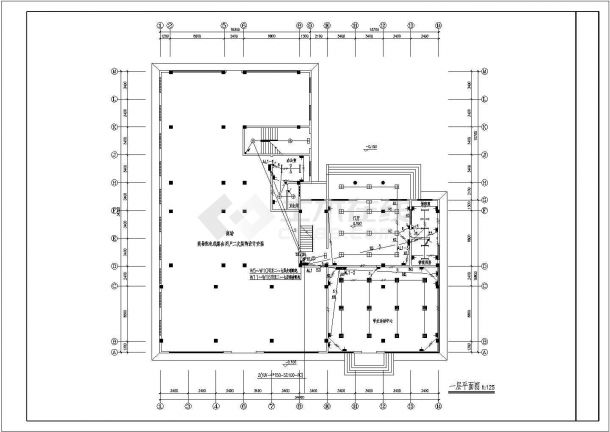 学生宿舍楼全套电气设计施工CAD图方案-图一