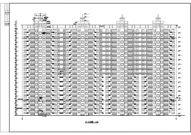 某地十九层剪力墙结构住宅建筑设计施工图纸-图二