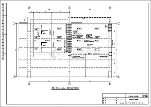 某地电厂厂房局部结构加固设计施工图-图二