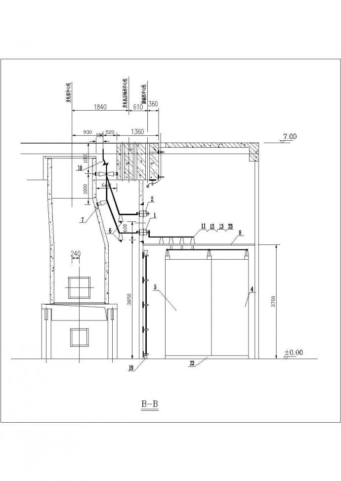 某地发电机小室电气设计CAD施工图_图1