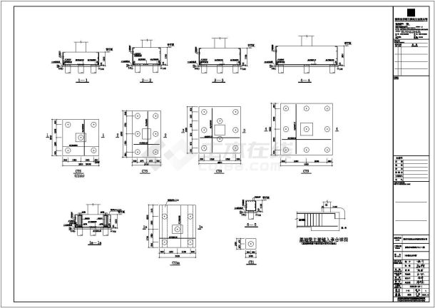 越海华南物流中心框架结构设计施工图纸-图二