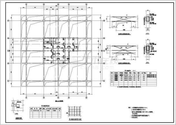某地21层框筒结构办公楼地上部分全套结构施工图-图二