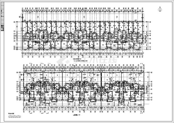 五层商品住宅建筑施工CAD扩初设计-图一