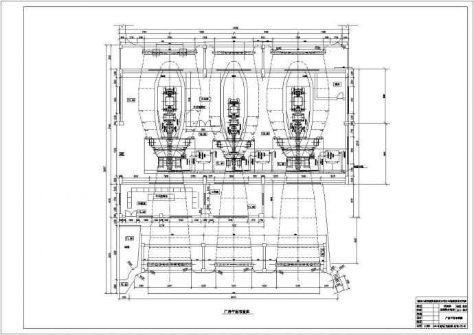 龙船湾水电站可研、初设阶段厂房结构布置图_图1
