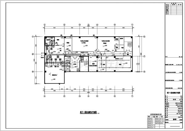 某商务酒店综合大楼暖通空调设计详细cad平面施工图-图二