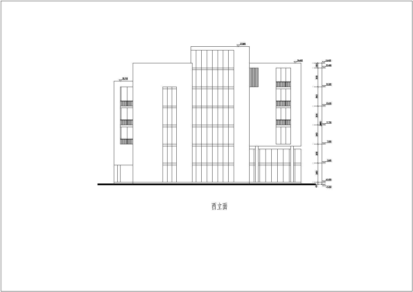蓝光空港总部基地办公楼建筑方案设计图