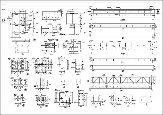 某新建厂房轻钢结构建筑结构CAD设计施工图_图1