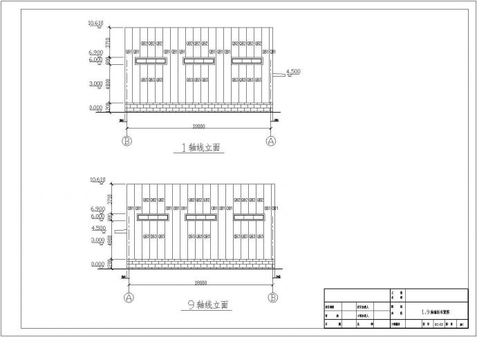 7度区18米跨门式刚架厂房结构施工图_图1