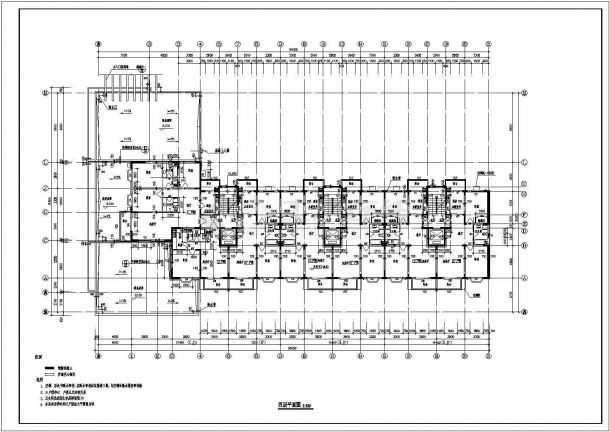 某市高层住宅建筑设计CAD施工图案例-图二
