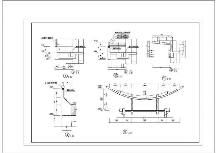 新铺位小商品市场建筑设计方案及施工全套CAD图_图1