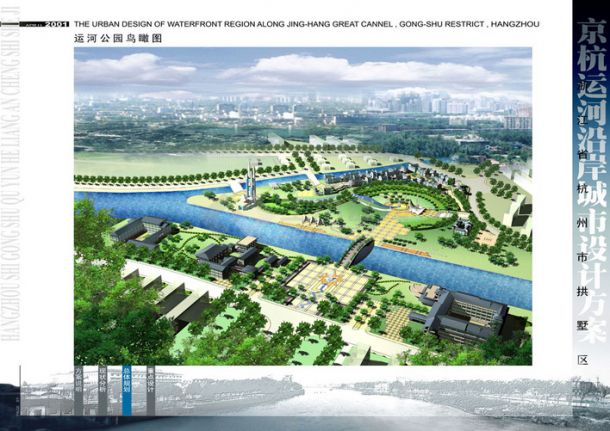杭州运河城市设计-图一