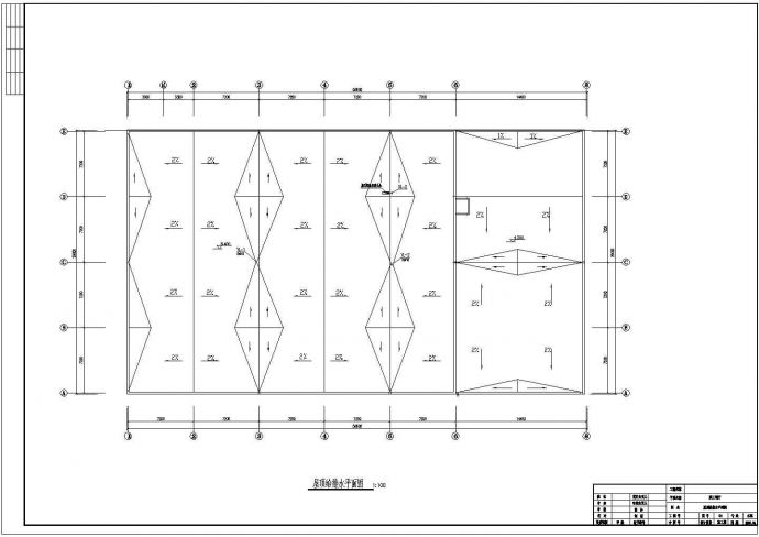 某单位二层框架结构厂房内给排水消防设计图_图1
