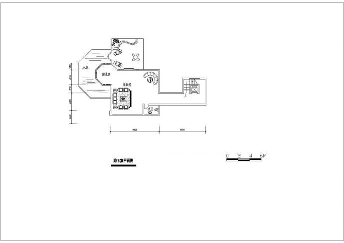 某地别墅建筑户型设计图（节点详细）_图1