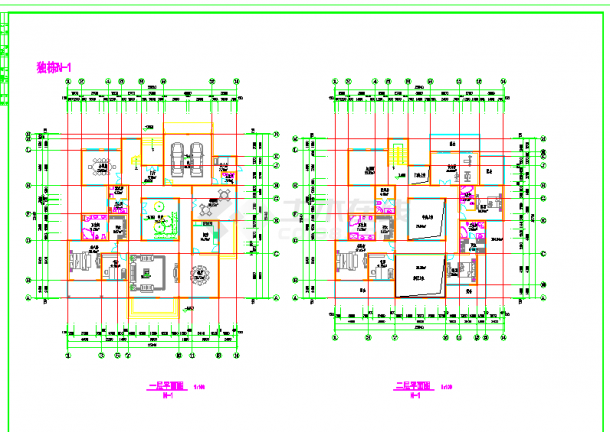 某别墅建筑户型规划设计图（节点详细）-图一