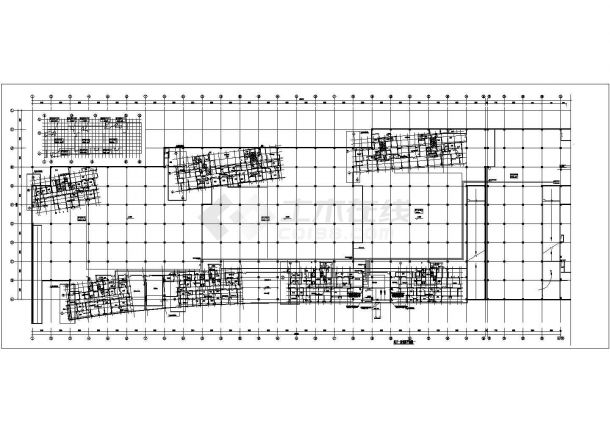 某小区高层框架结构地下室给排水消防设计方案图-图二