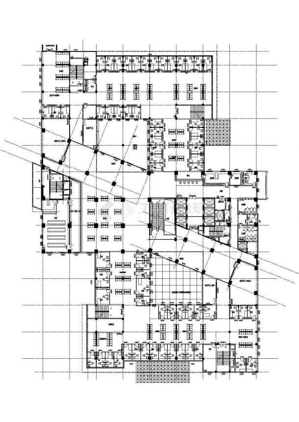 某医院建筑设计图纸，共一张-图一