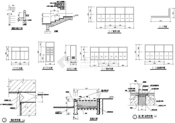 某学生宿舍建筑施工图纸（节点详细）-图二