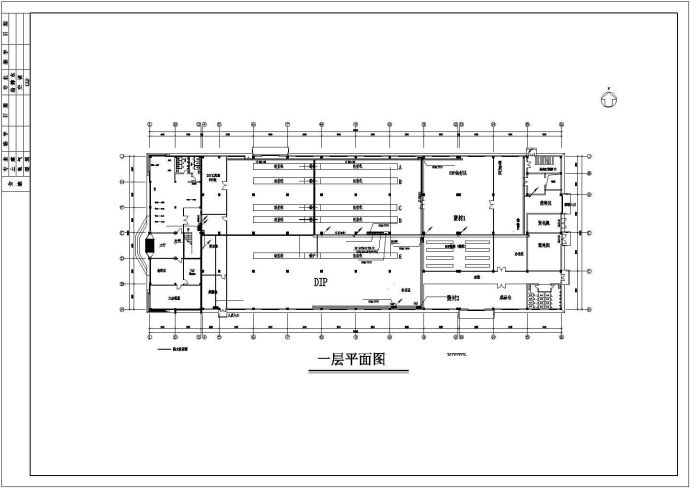 厂房照明设计方案及施工全套CAD图纸_图1