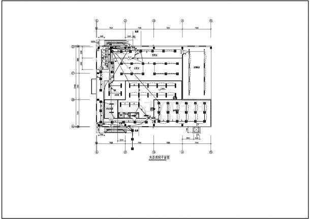 洁净厂房电气设计方案及施工全套CAD图纸-图二