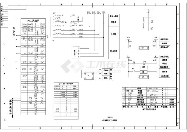 联合厂房高压配电柜系统设计方案全套CAD图纸-图一