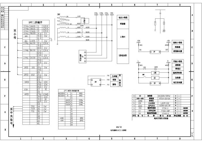 联合厂房高压配电柜系统设计方案全套CAD图纸_图1