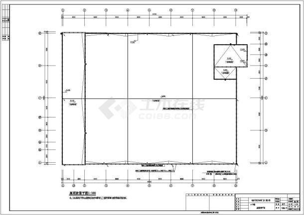 经济开发区标准厂房电气设计方案全套CAD图纸-图二