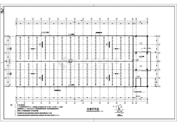 某厂房电气施工设计方案全套CAD图纸-图二