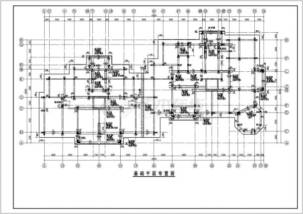 某地8层砖混结构住宅楼建筑结构施工图-图一