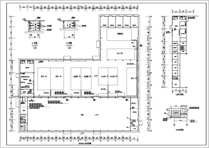 印刷厂车间电气设计方案全套CAD图纸_图1
