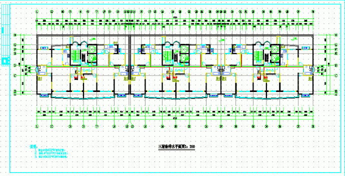 某地16层住宅给排水消防CAD设计施工图_图1