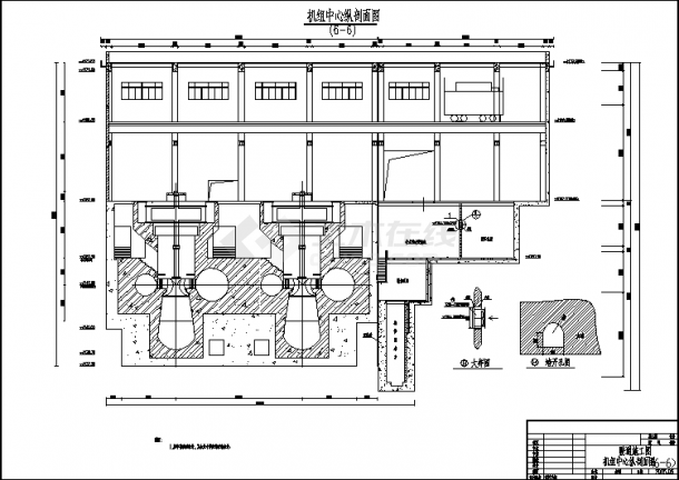 某水电站暖通全套CAD设计施工图纸-图一