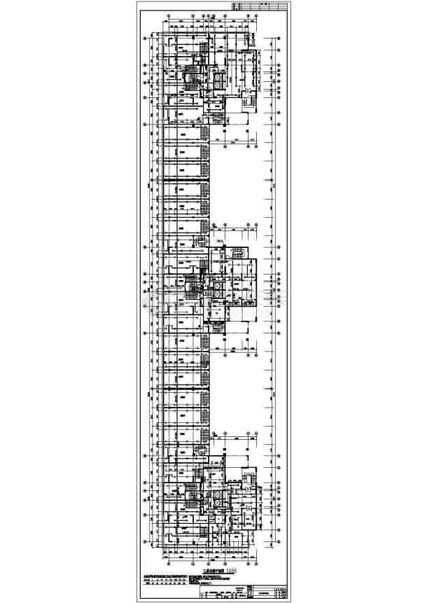某十八层商住楼给排水设计施工图纸-图二