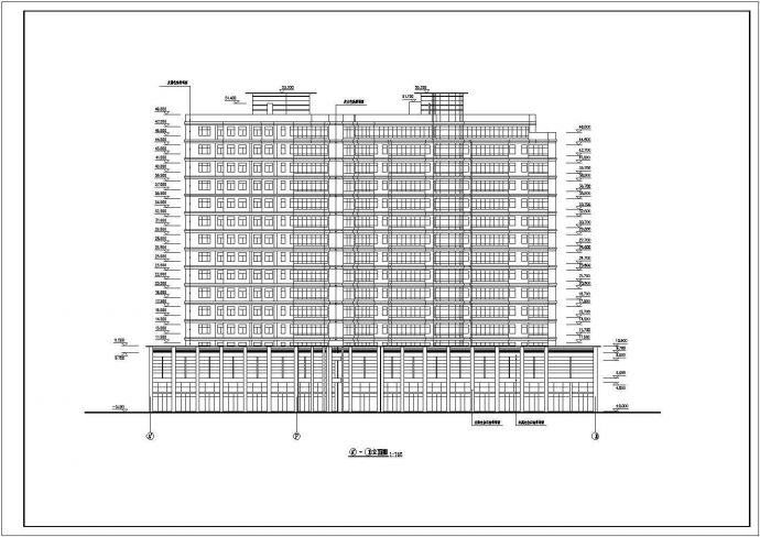 某地16层框架结构酒店建筑设计施工图_图1