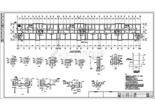 无锡16层（带地下室）剪力墙住宅结构施工图-图二
