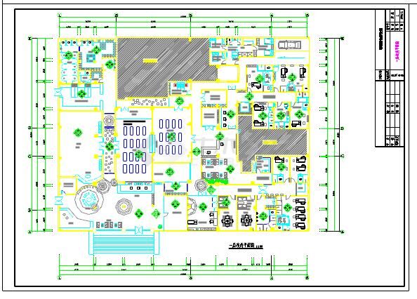  Bodhi Yoga Health Center Decoration Design CAD Construction Drawing - Figure 1