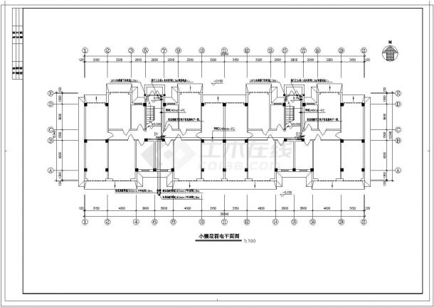 某地区某住宅电气全套设计CAD施工图纸-图二