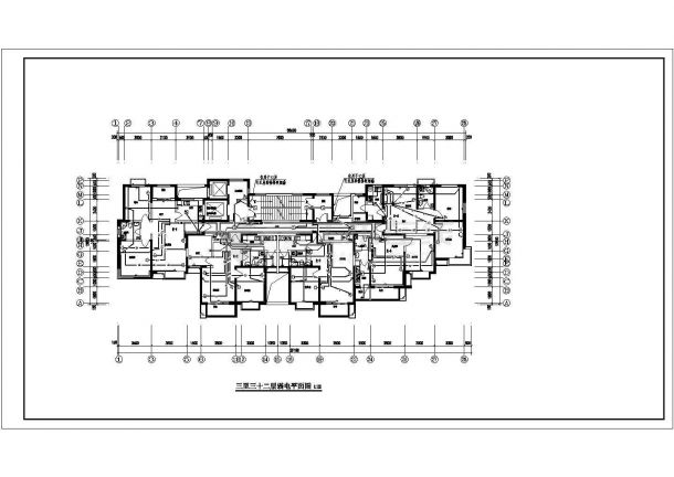 某地区三十二层高层住宅电气设计全套图纸-图一